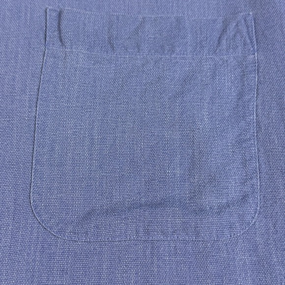 Tommy Bahama Silk Button Down Shirt Men's L Blue Palm Tree Tropical - Picture 7 of 14